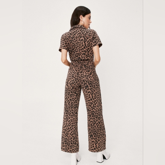 Nasty Gal Leopard Print Jumpsuit - Picture 3 of 13